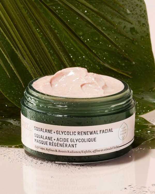 Biossance Squalane + Glycolic Renewal Mask