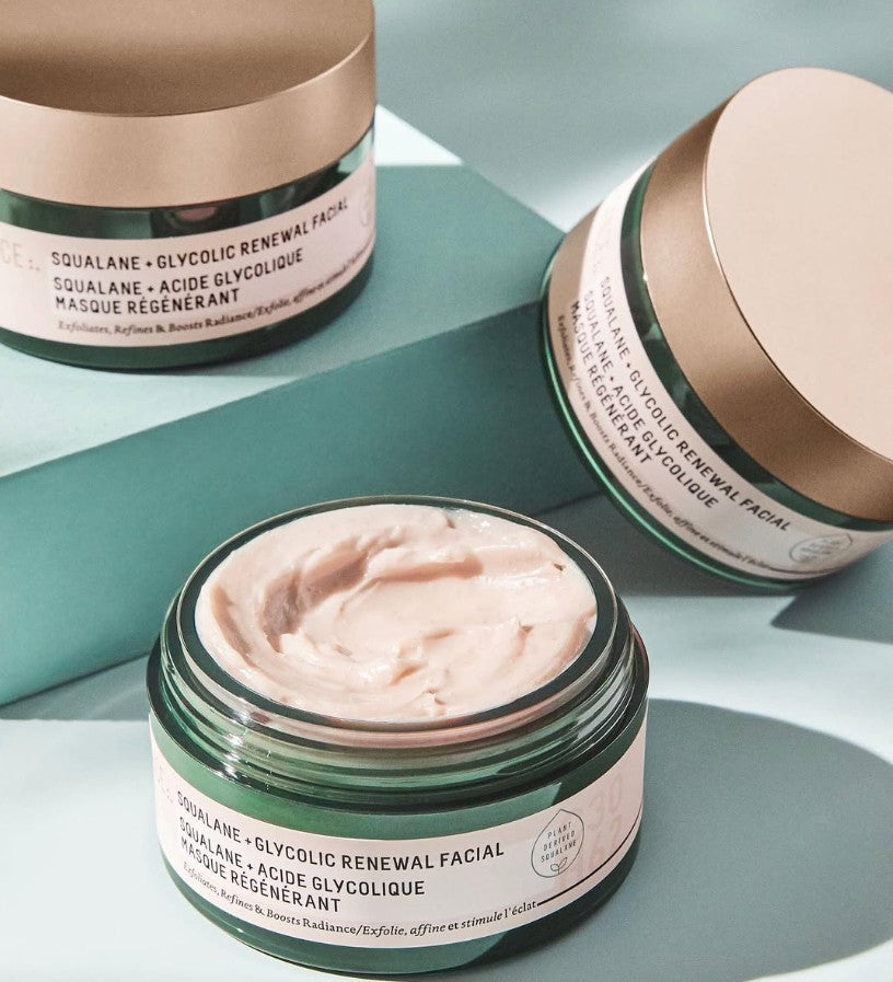 Biossance Squalane + Glycolic Renewal Mask