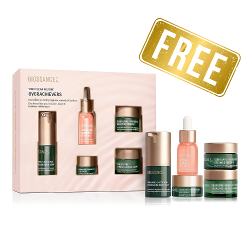 Rose Inc 4in1 Brush Set with FREE Biossance Overachievers Set