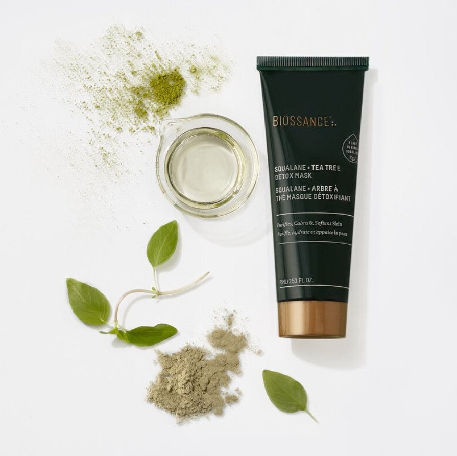 Biossance Squalane + Tea Tree Detox Mask