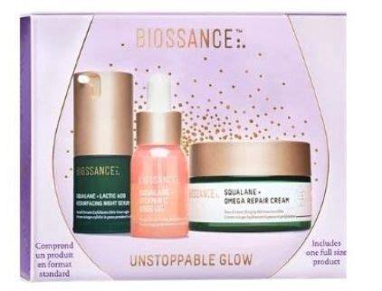 BIOSSANCE Unstoppable Glow - SET