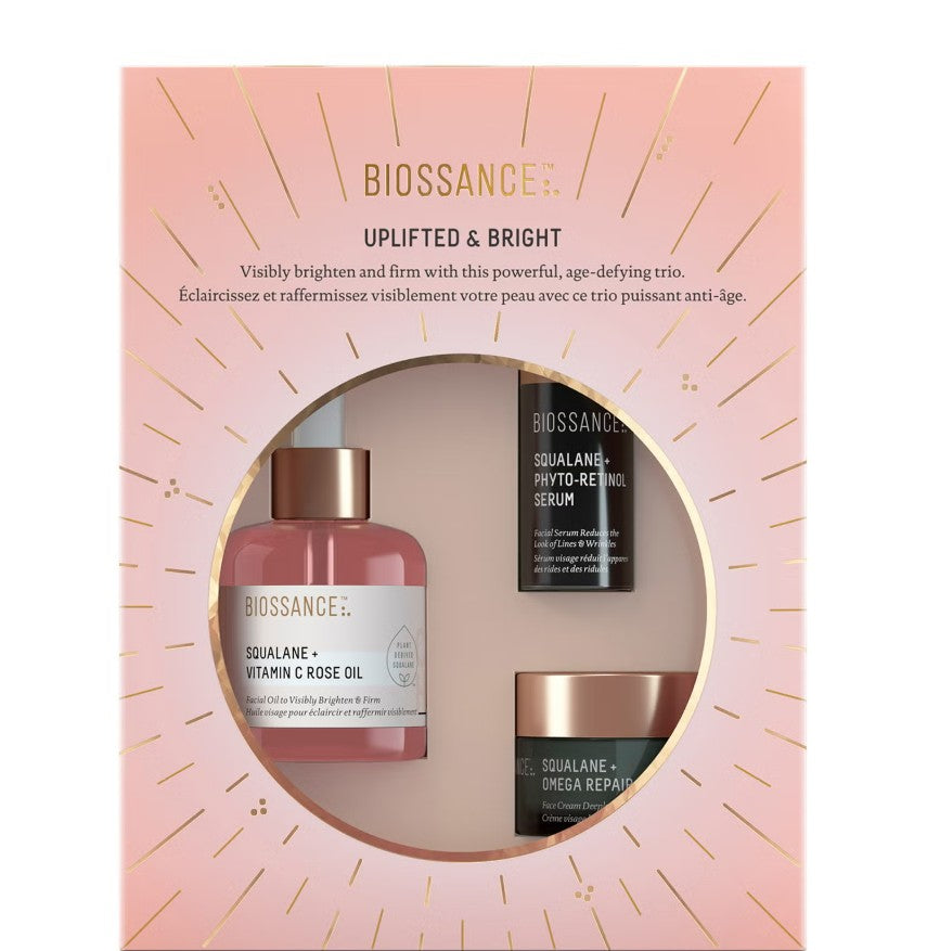 Biossance Uplifted and Bright Kit