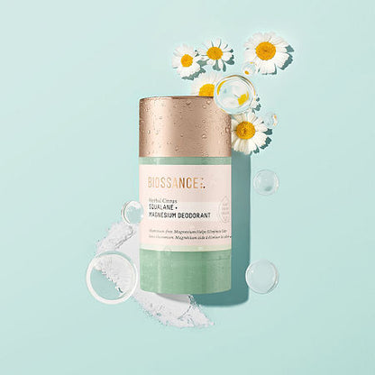 BIOSSANCE Herbal Citrus Squalane+ Magnesium Deodorant~AluminumFree~ plant Derive