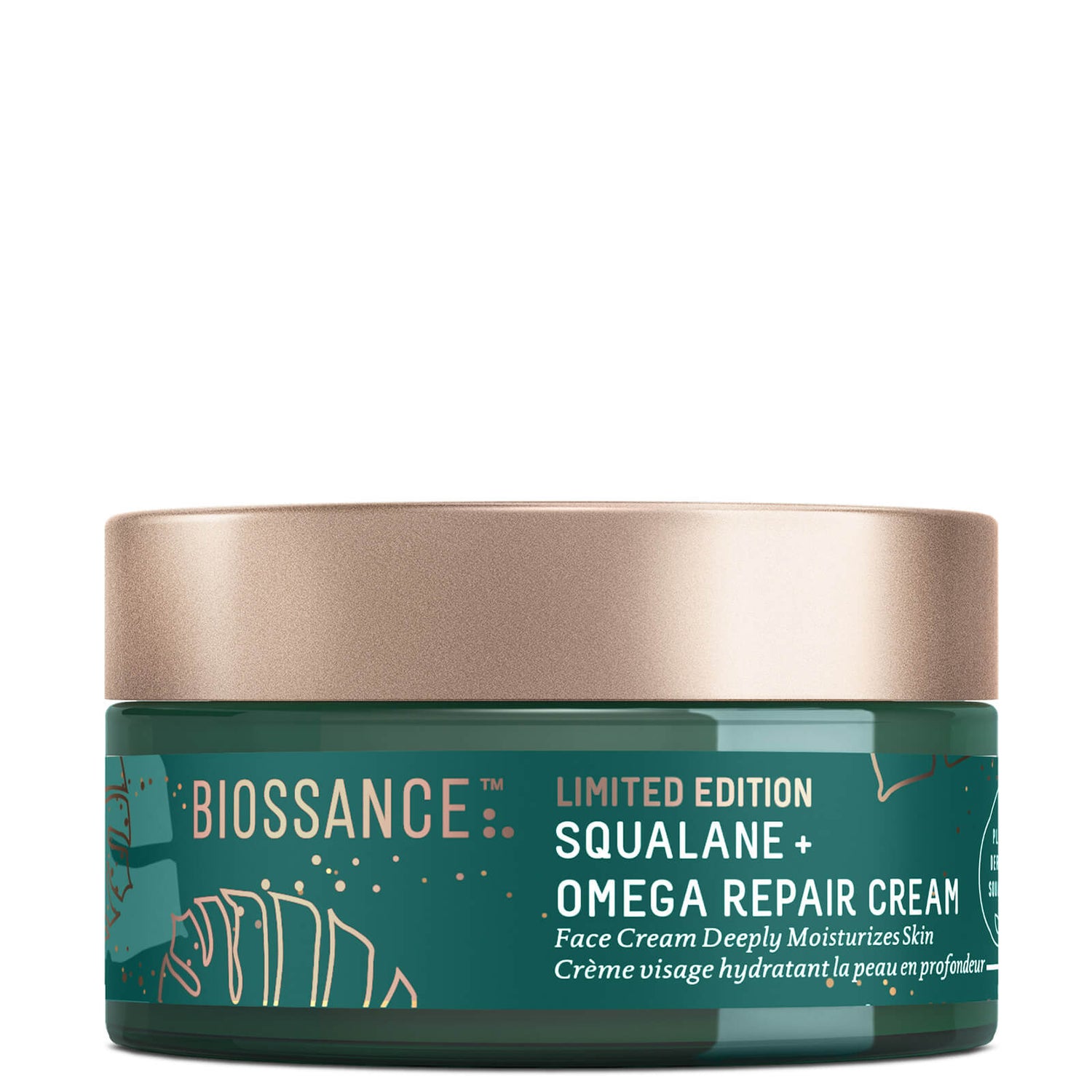 Biossance Squalane + Omega Repair Cream - 100 mL JUMBO SIZE