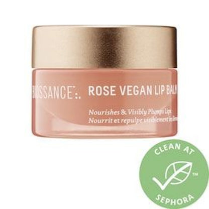 Biossance Squalene + Rose Vegan Lip Balm  in JAR