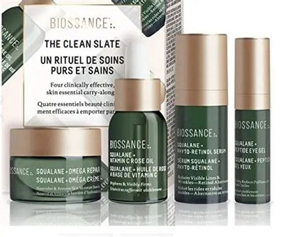 Biossance – The Clean Slate 4-Piece Skincare Set