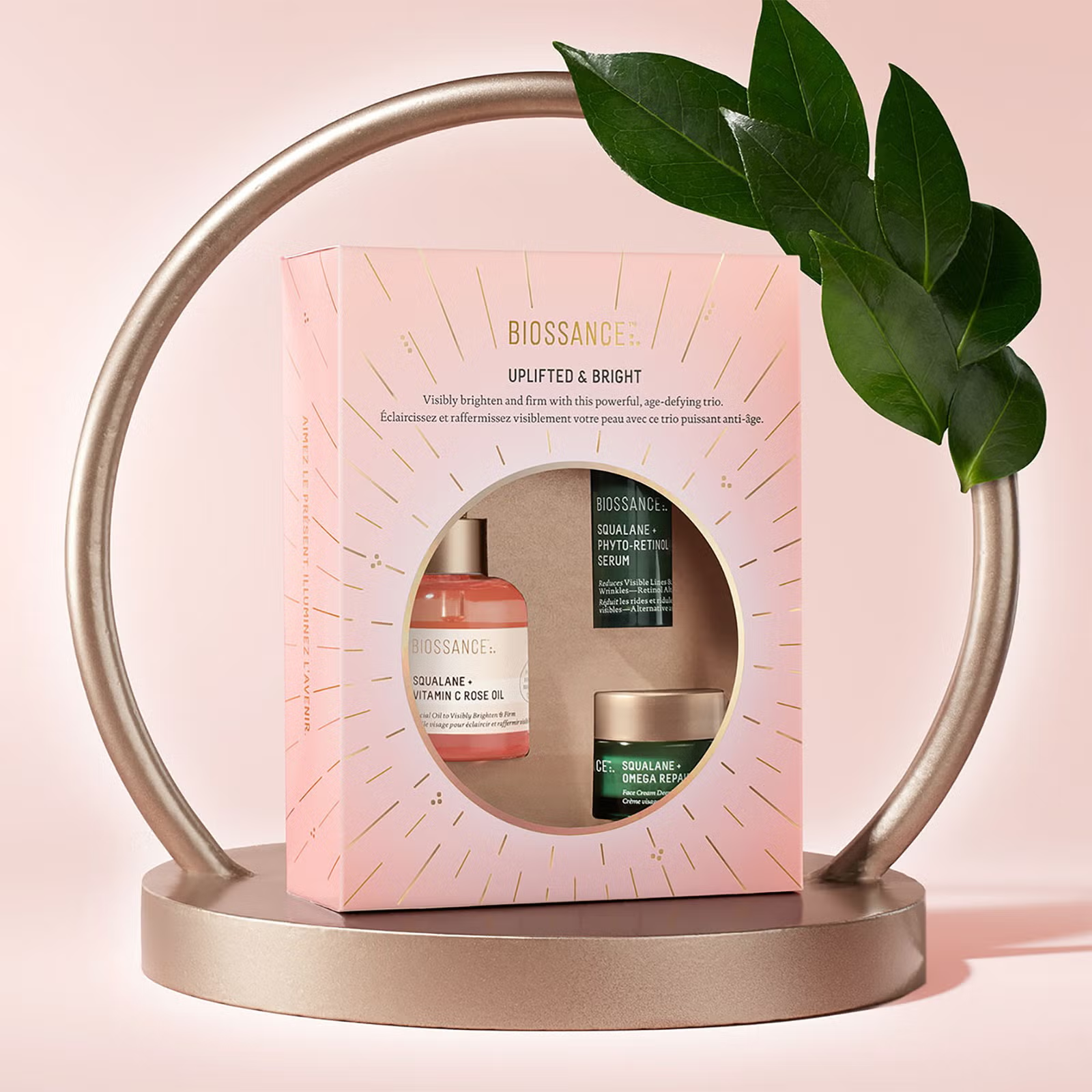 Biossance Uplifted and Bright Kit