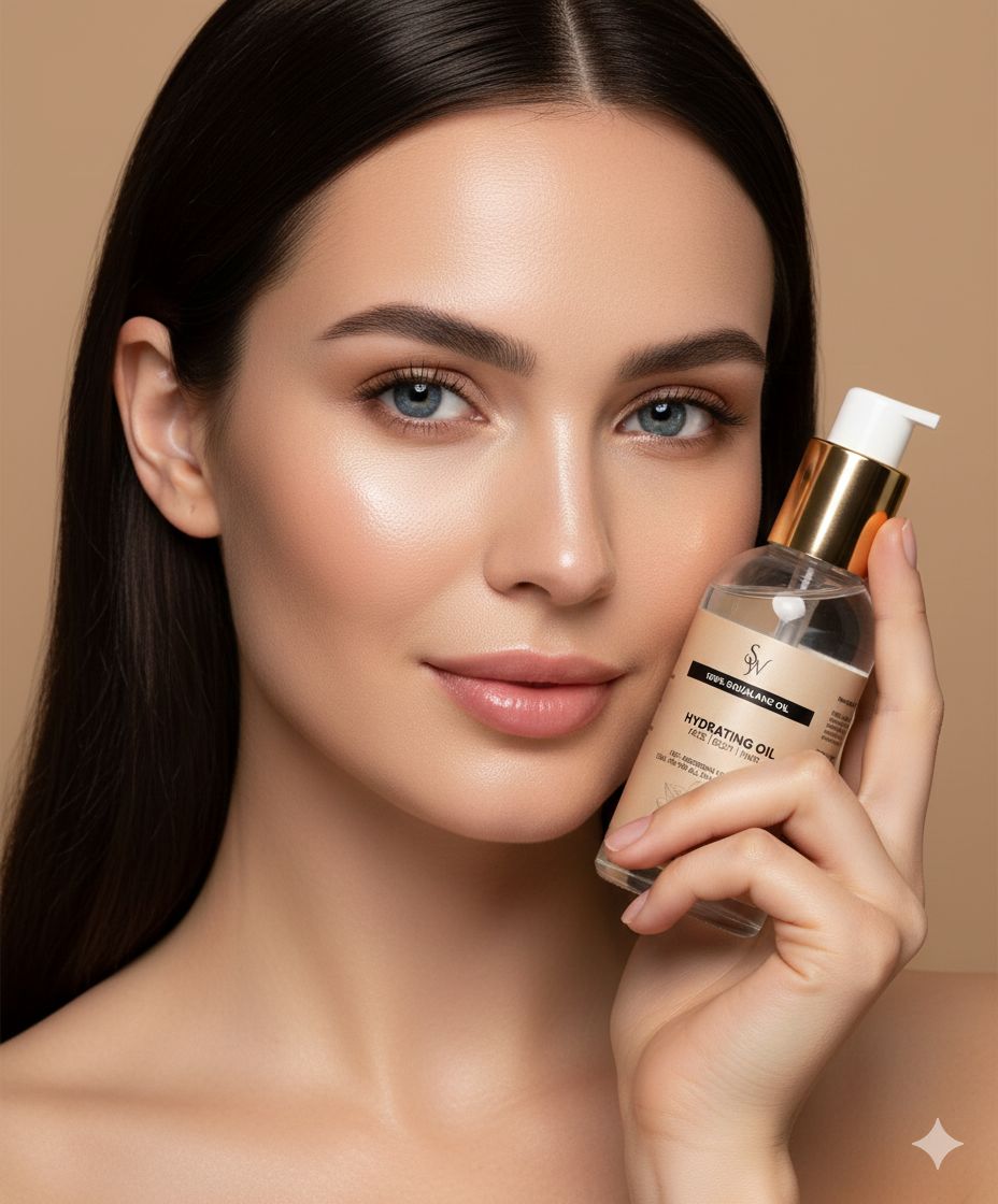 100% Pure Squalane Oil from Sugarcane - Plant-Based, Vegan, Non-Comedogenic, Lightweight Hydrating Oil for Face, Body &amp; Hair- Clean Beauty &amp; Cruelty-Free Moisturizer for All Skin Types